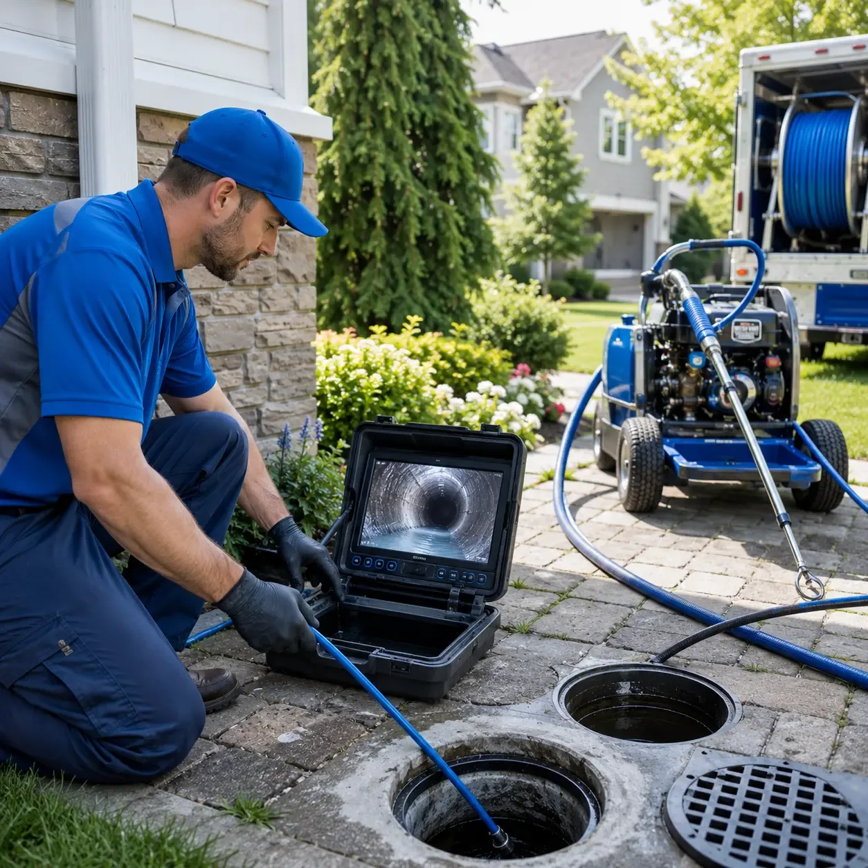 Outdoor drain cleaning professionals serving Glasco, NY